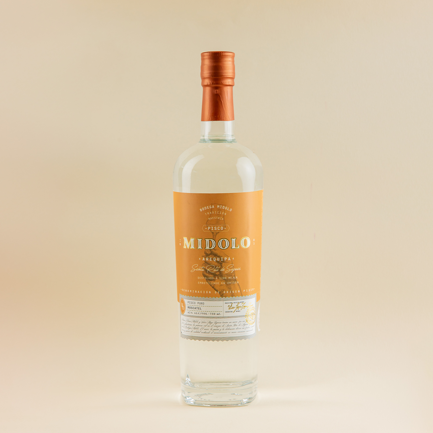 Pisco Puro Moscatel